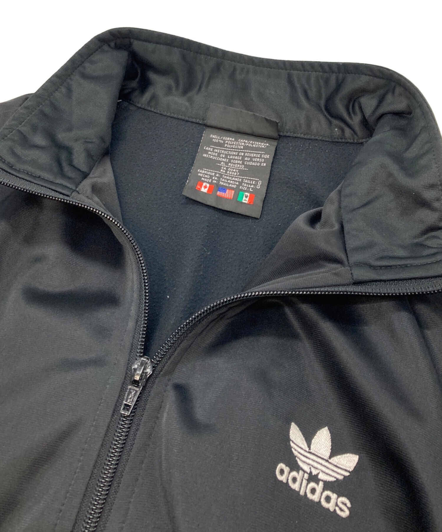 中古・古着通販】adidas (アディダス) トラックジャケット ブラック