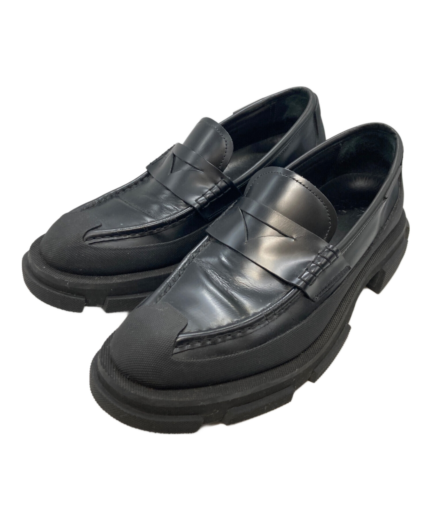 【ボース】GAO レザーシューズ LOAFER-SPAZZOLATO BLACK 中古・古着通販】both (ボース) GAO LOAFER SPAZZOLATO ブラック