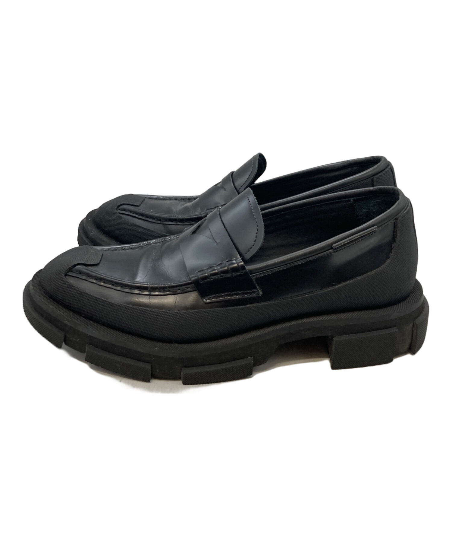 中古・古着通販】both (ボース) GAO LOAFER SPAZZOLATO ブラック