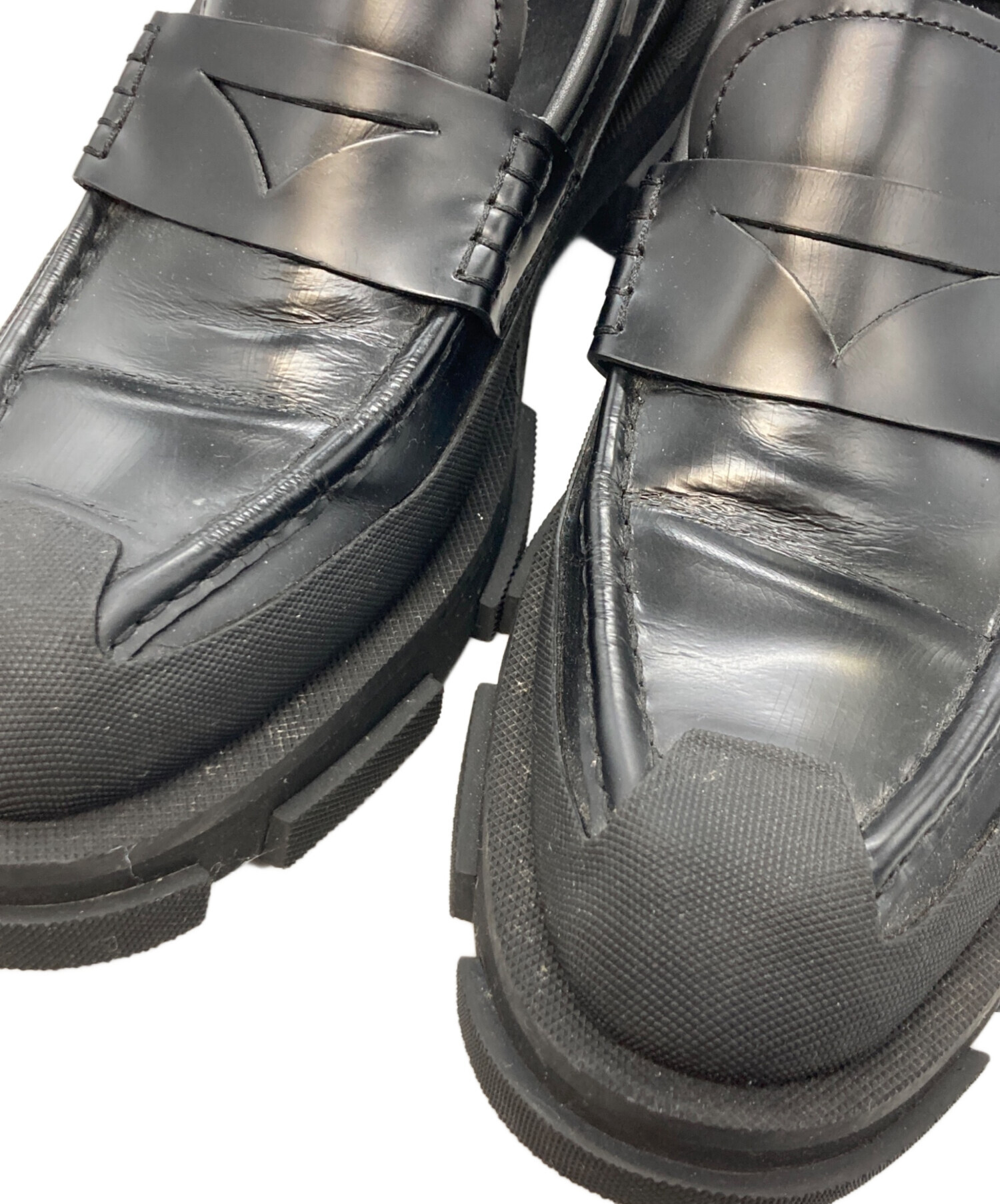中古・古着通販】both (ボース) GAO LOAFER SPAZZOLATO ブラック