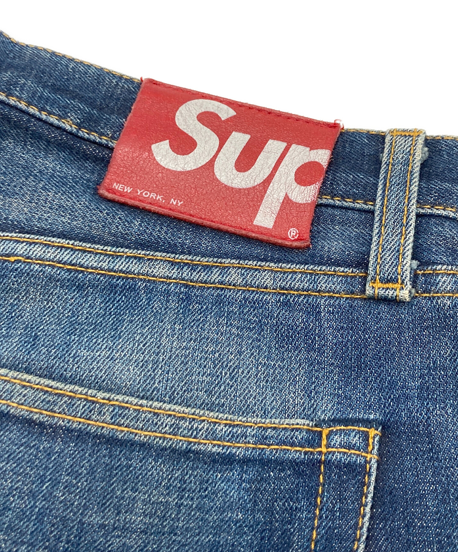 中古・古着通販】SUPREME (シュプリーム) RIGID SLIM JEANS インディゴ