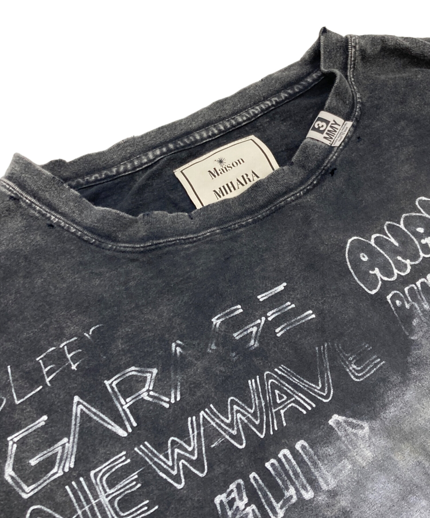 中古・古着通販】MIHARA YASUHIRO (ミハラヤスヒロ) BLEACHED LS TEE 