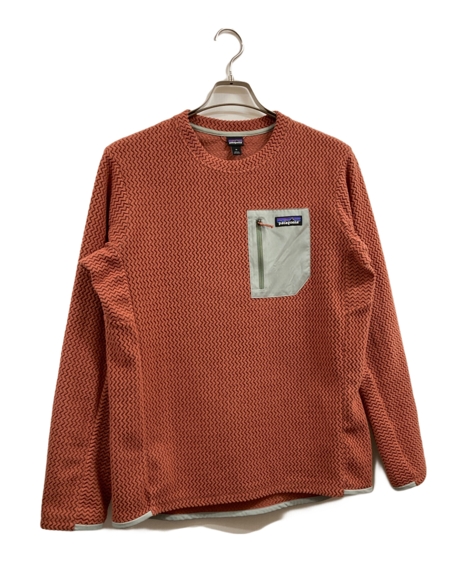 中古・古着通販】Patagonia (パタゴニア) R1エア・クルー オレンジ