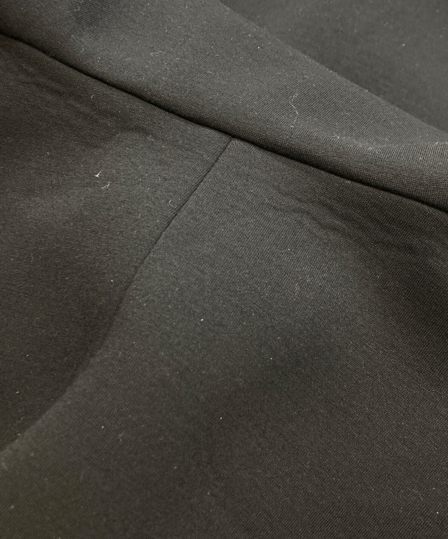 中古・古着通販】YORI (ヨリ) ボンディングロングジレ ブラック サイズ