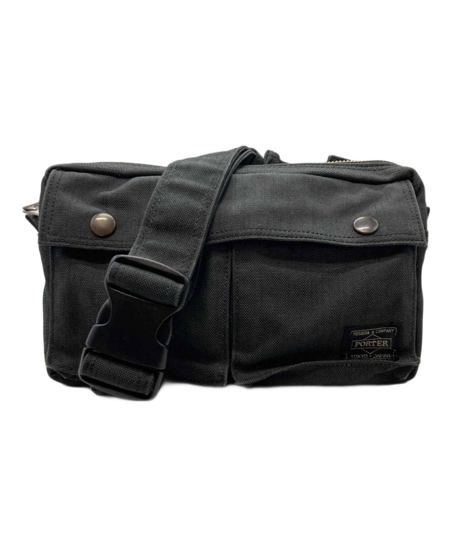 中古・古着通販】PORTER (ポーター) ショルダーバッグ グレー