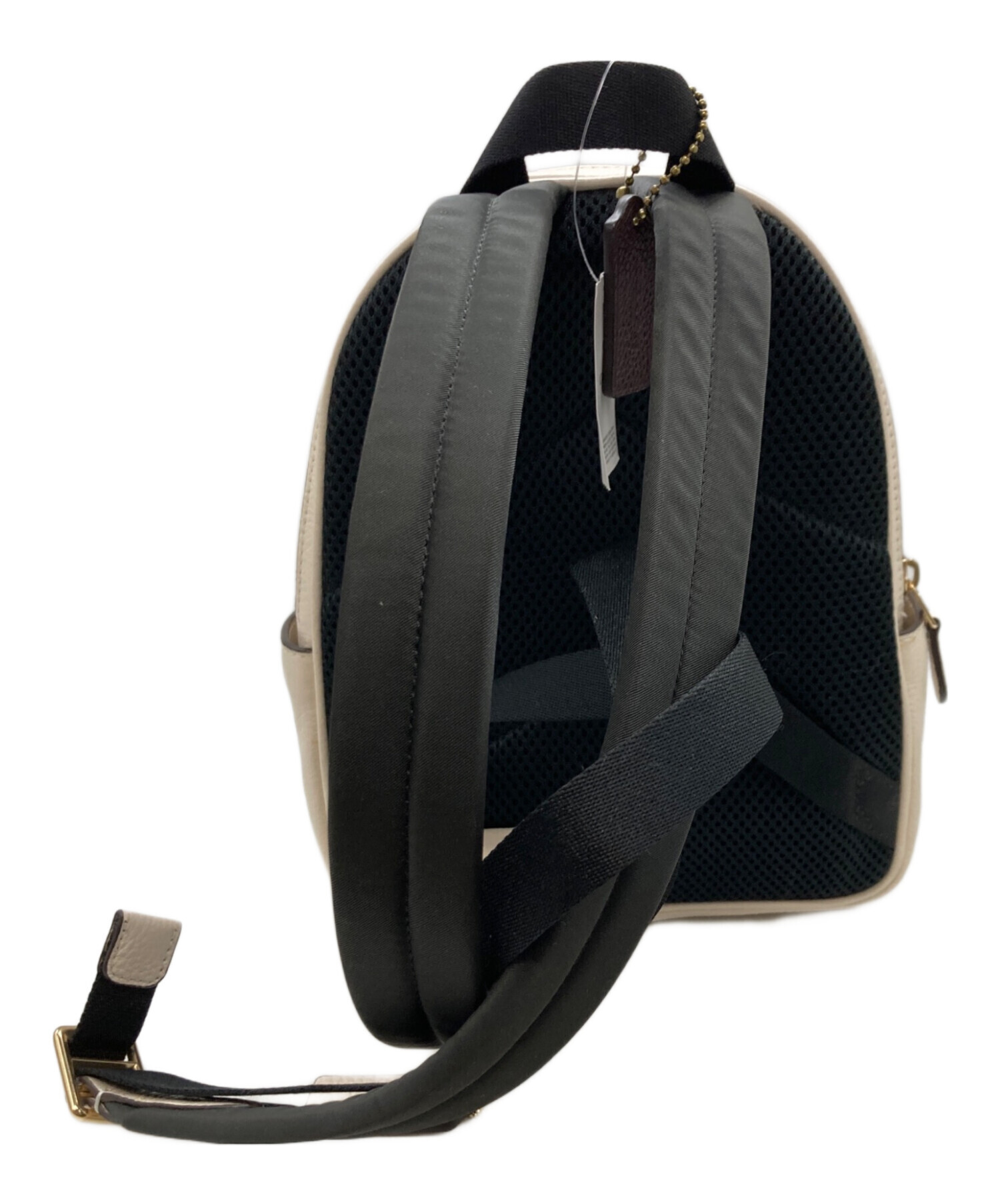 【新品未使用】COACH　コーチ　ミニリュック　レディース 中古・古着通販】COACH (コーチ) ミニレザーリュック ホワイト