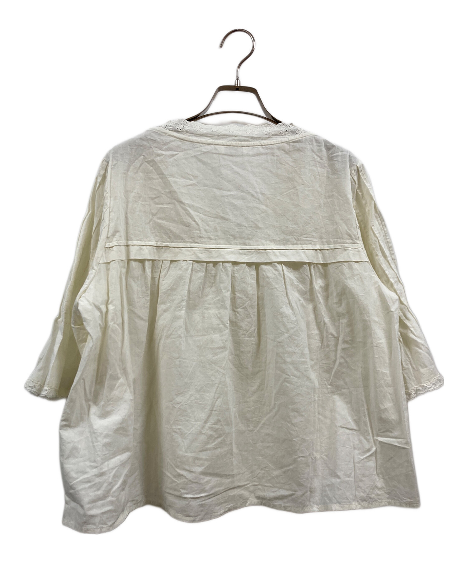 中古・古着通販】INGEBORG (インゲボルグ) レース使いコットンローン