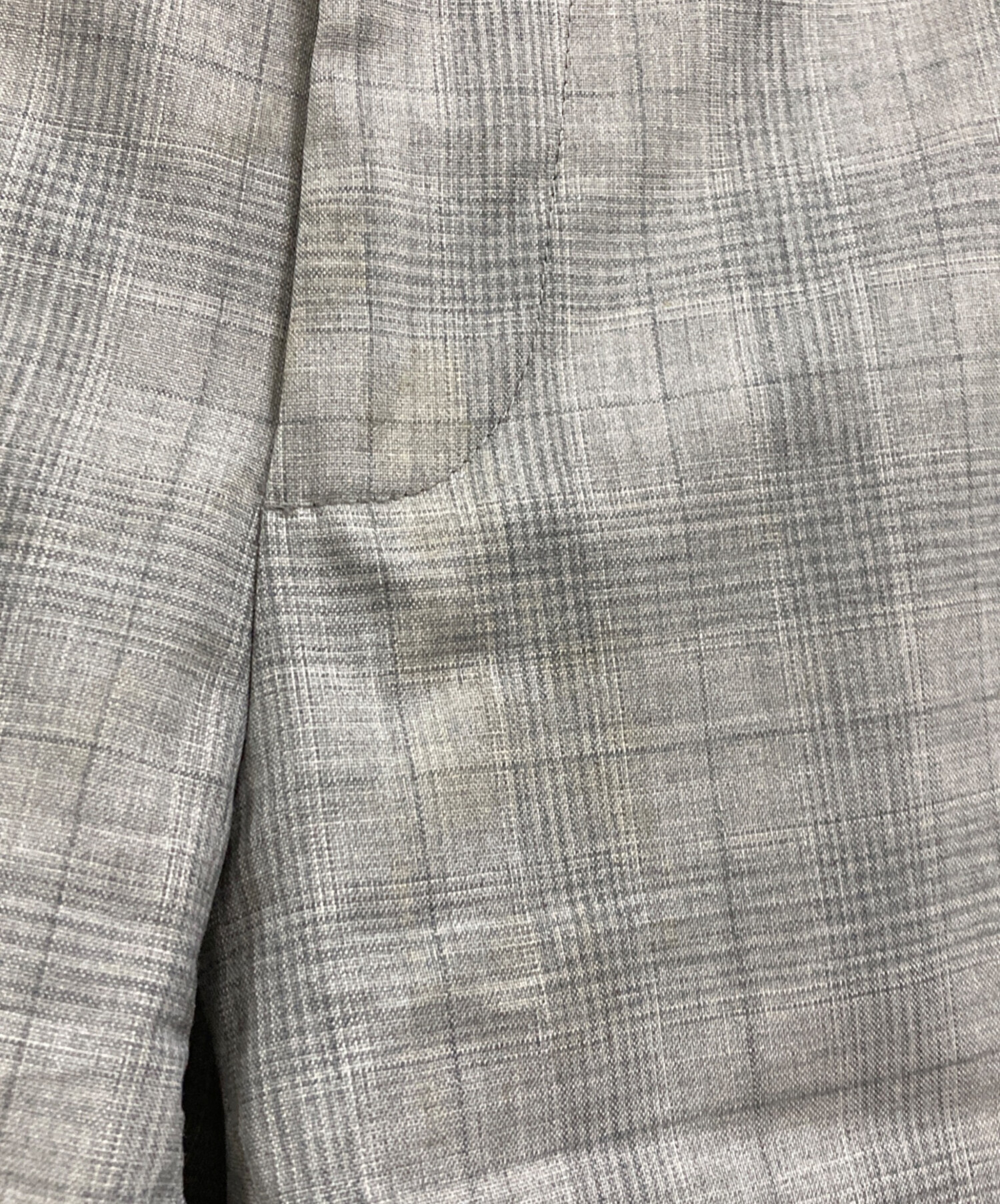 中古・古着通販】Dior (ディオール) チェックセットアップ グレー