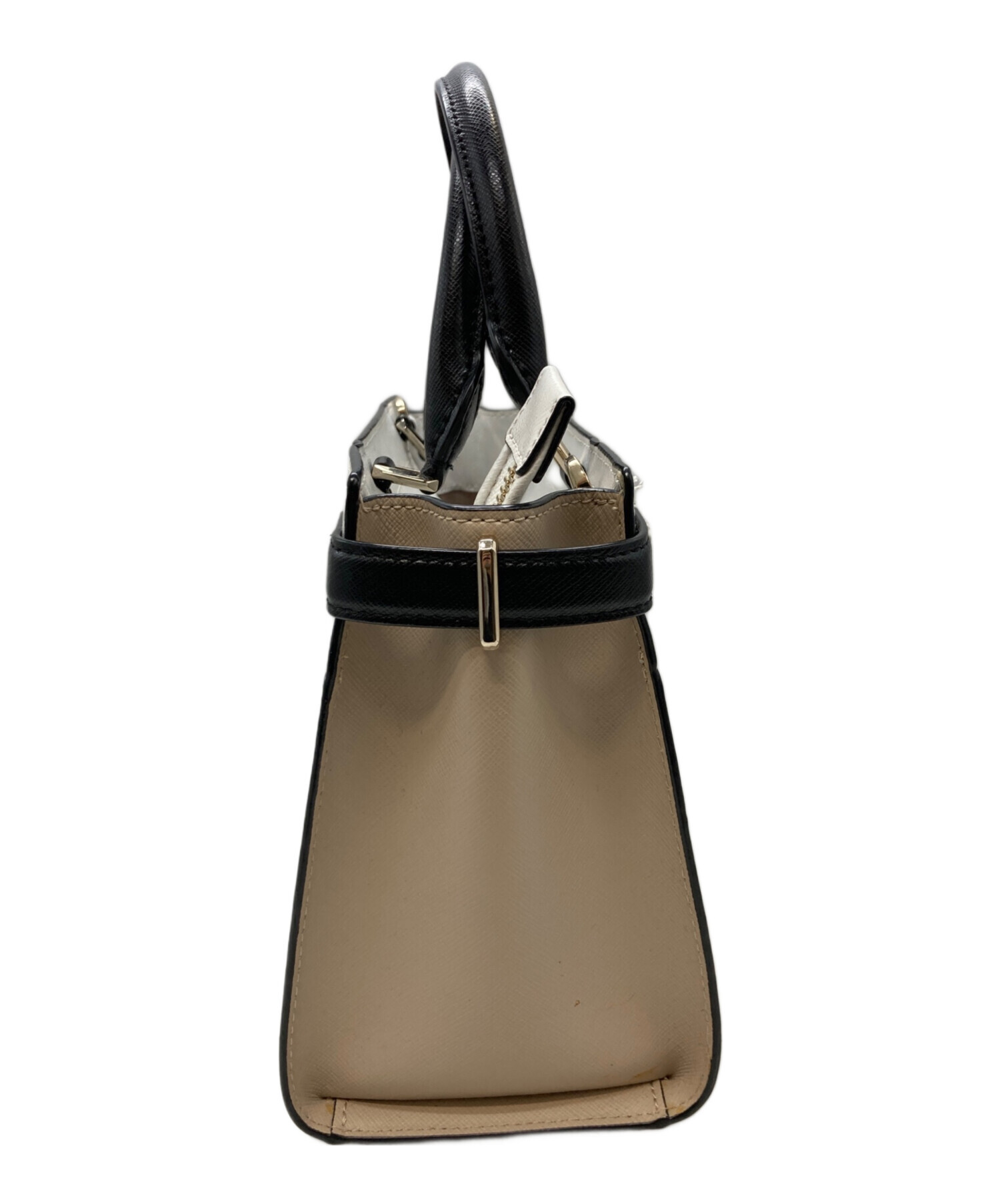 kate spade グレージュ ホワイト 2Wayバッグ 美品 kate spade NEW YORK ° 2wayバッグ グレージュ｜Yahoo!フリマ（旧