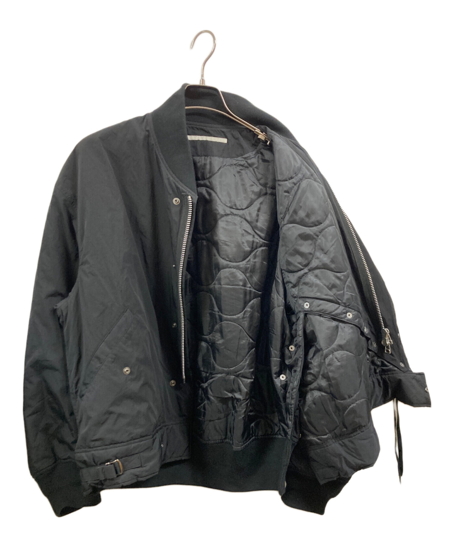 中古・古着通販】Tamme (タム) A1 BAG DECK JACKET ブラック サイズ:3