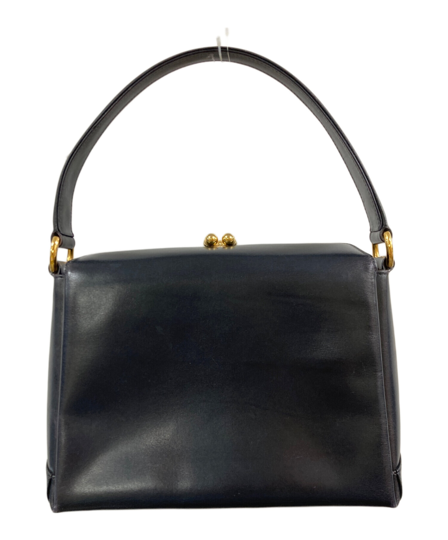 中古・古着通販】GUCCI (グッチ) ホースシュー レザー ハンドバッグ 