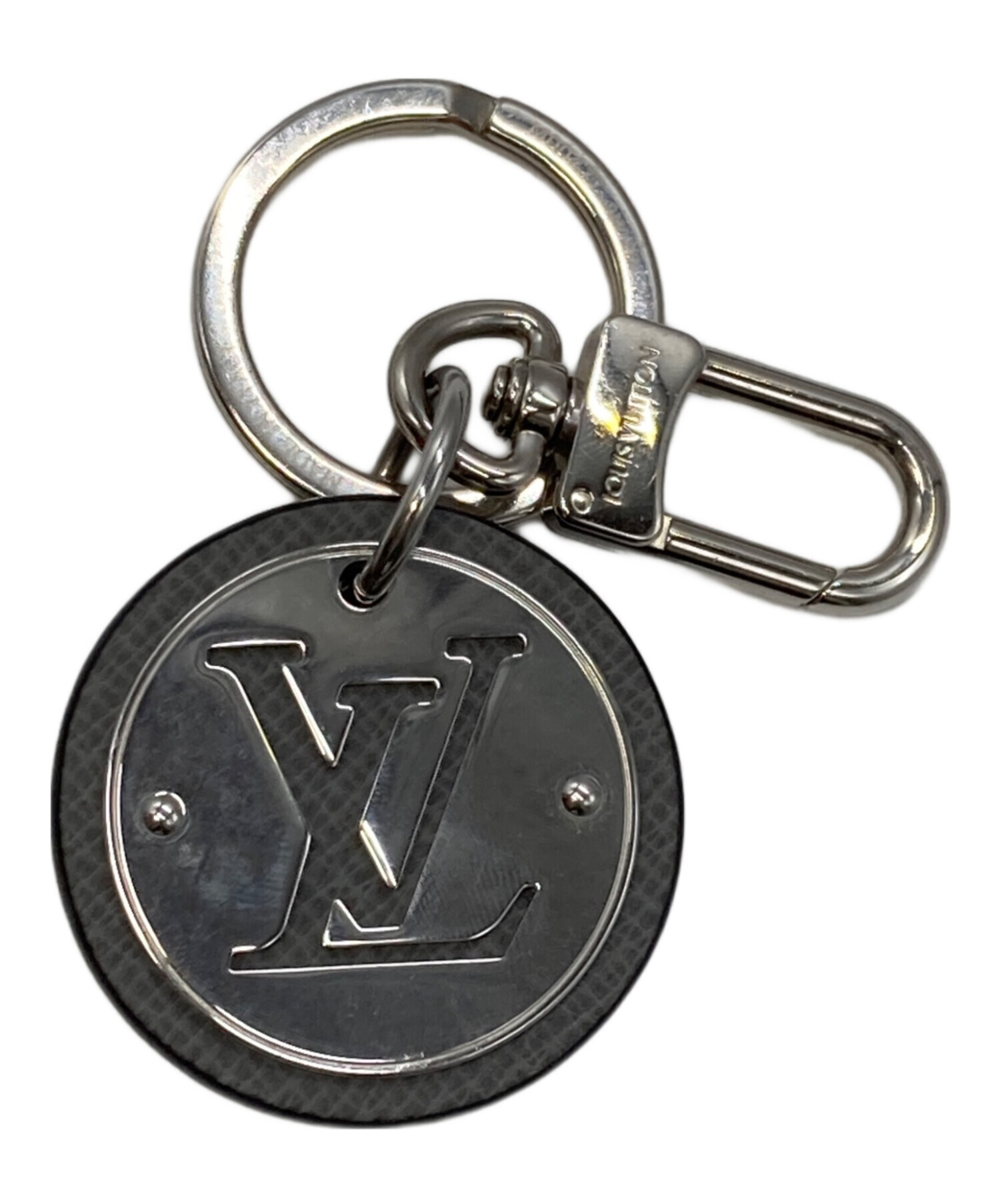 Louis Vuitton キーリング グレー チャーム ルイヴィトン 本物 中古・古着通販】LOUIS VUITTON (ルイ ヴィトン) チャーム グレー