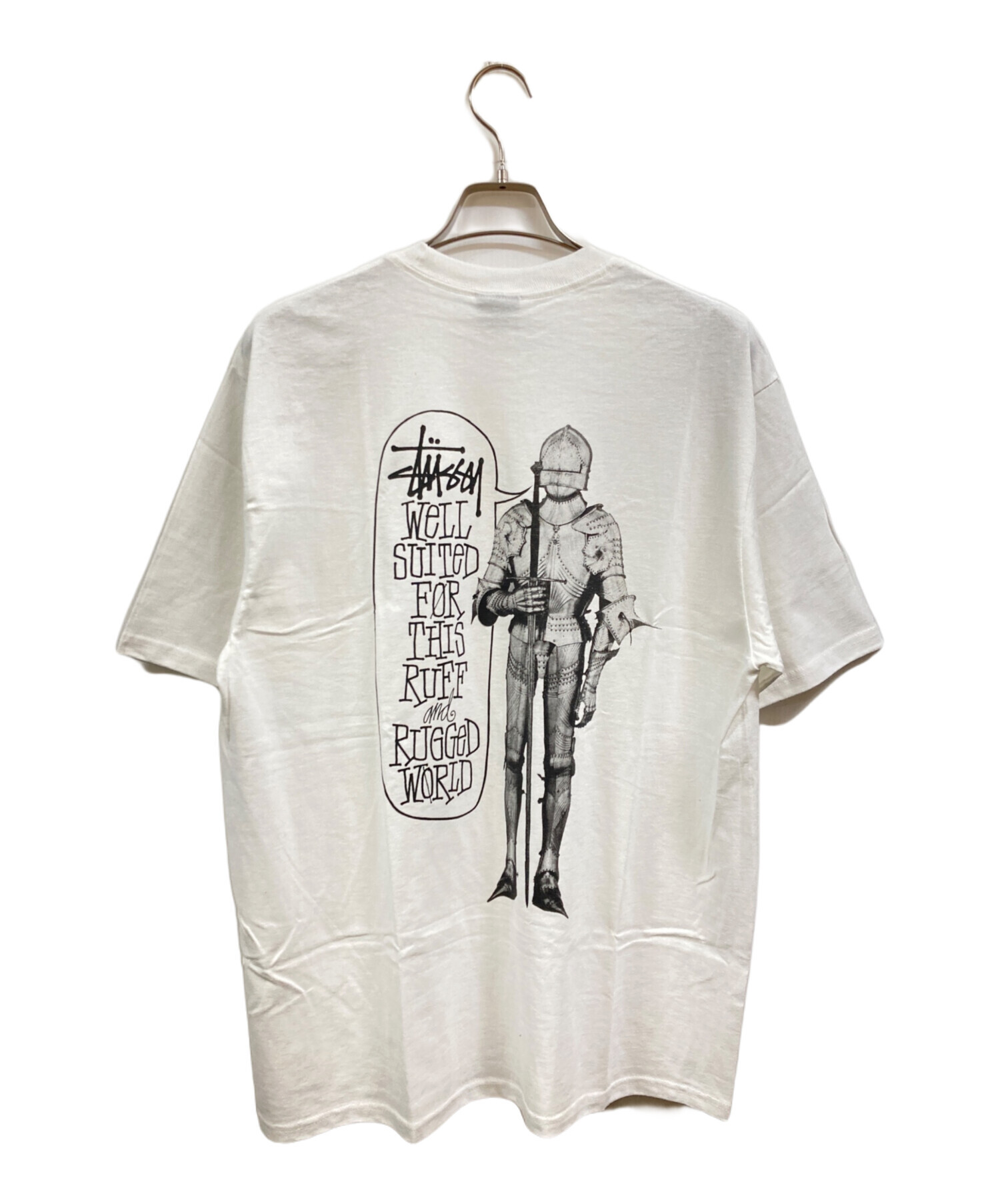 中古・古着通販】stussy (ステューシー) WELL SUITED TEE ホワイト 