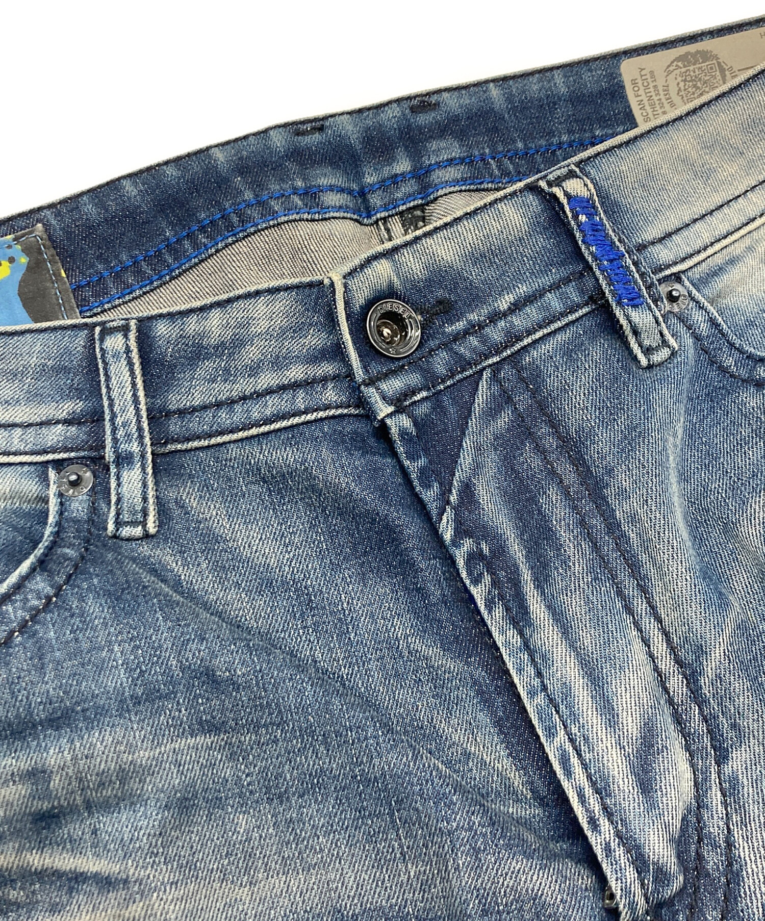 中古・古着通販】DIESEL (ディーゼル) THOMMERデニムパンツ インディゴ 
