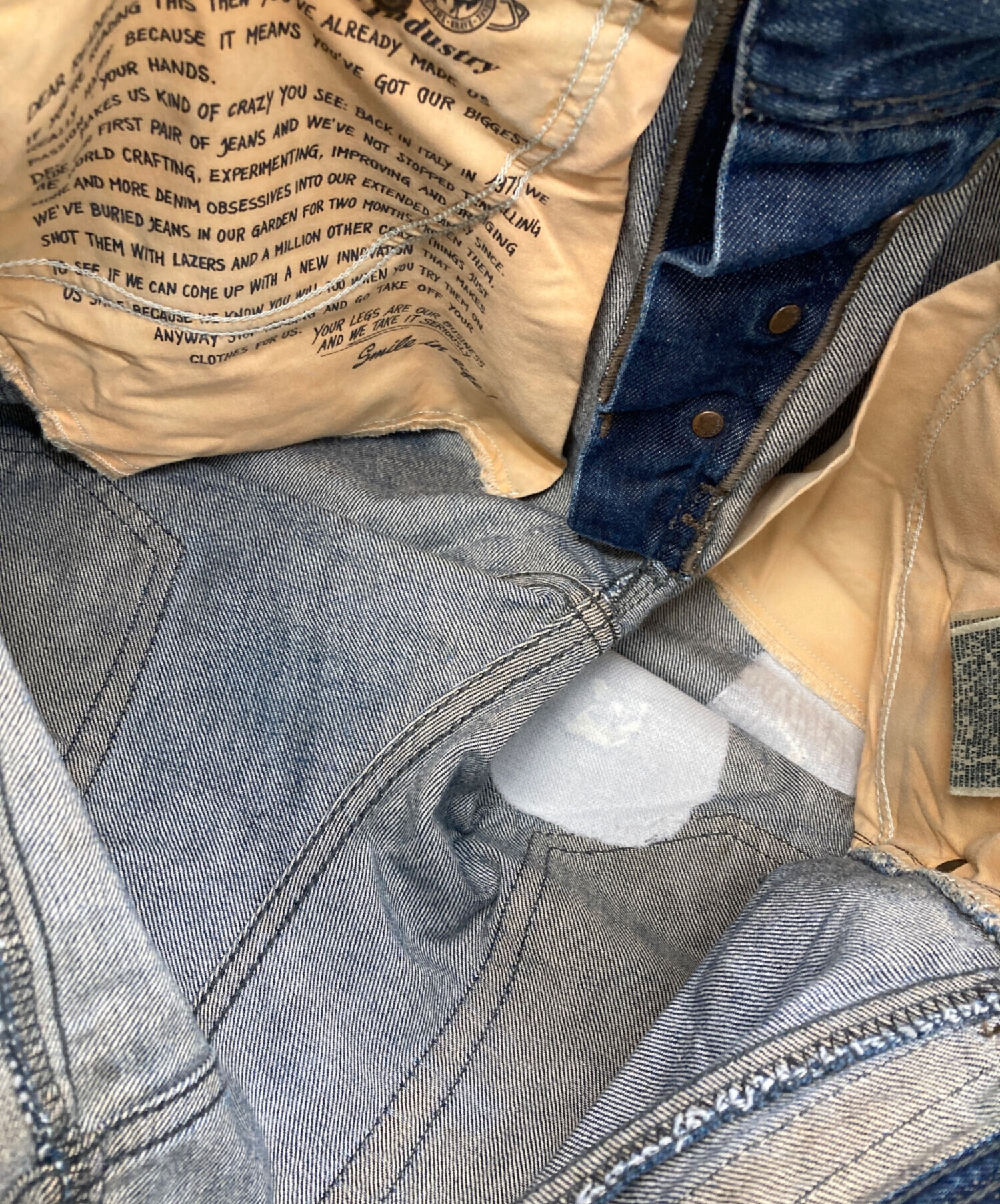 中古・古着通販】DIESEL (ディーゼル) BELTHERダメージ加工デニム 