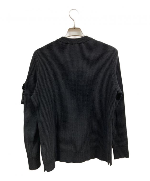 中古・古着通販】DIESEL (ディーゼル) サーマルニット ブラック サイズ