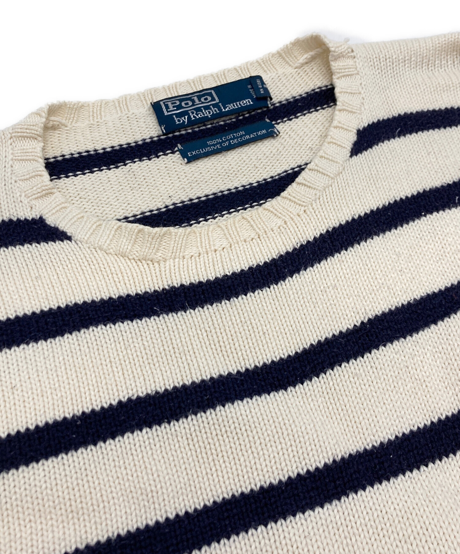 中古・古着通販】POLO RALPH LAUREN (ポロ・ラルフローレン) ボーダー