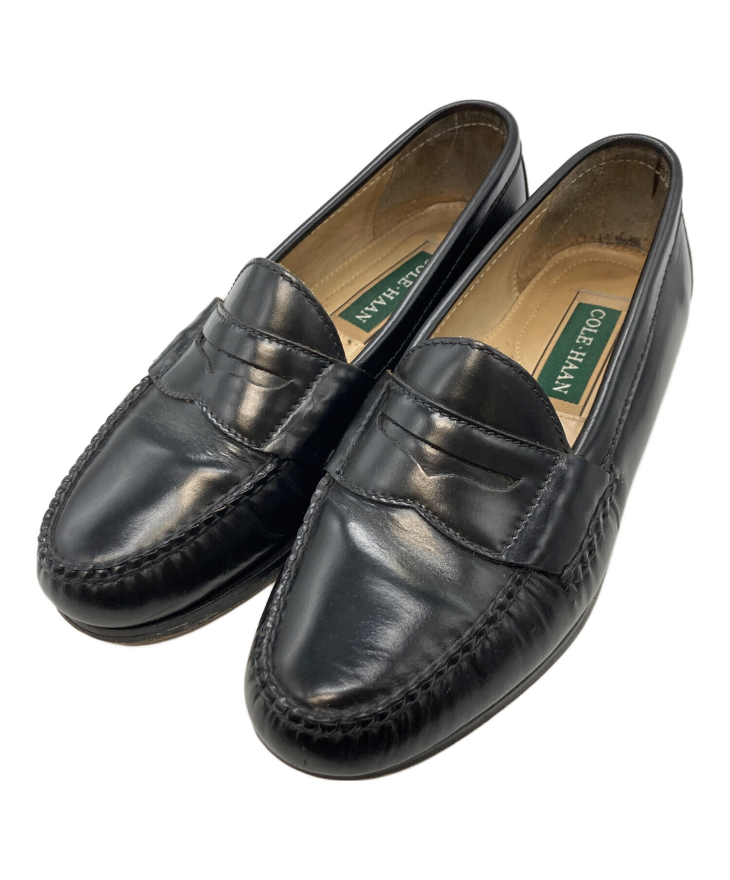 中古・古着通販】COLE HAAN (コールハーン) コインローファー ブラック