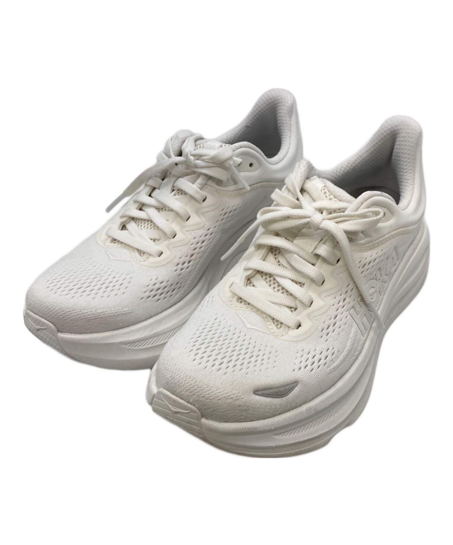 中古・古着通販】HOKA (ホカ) BONDI 9 ホワイト サイズ:23.5cm