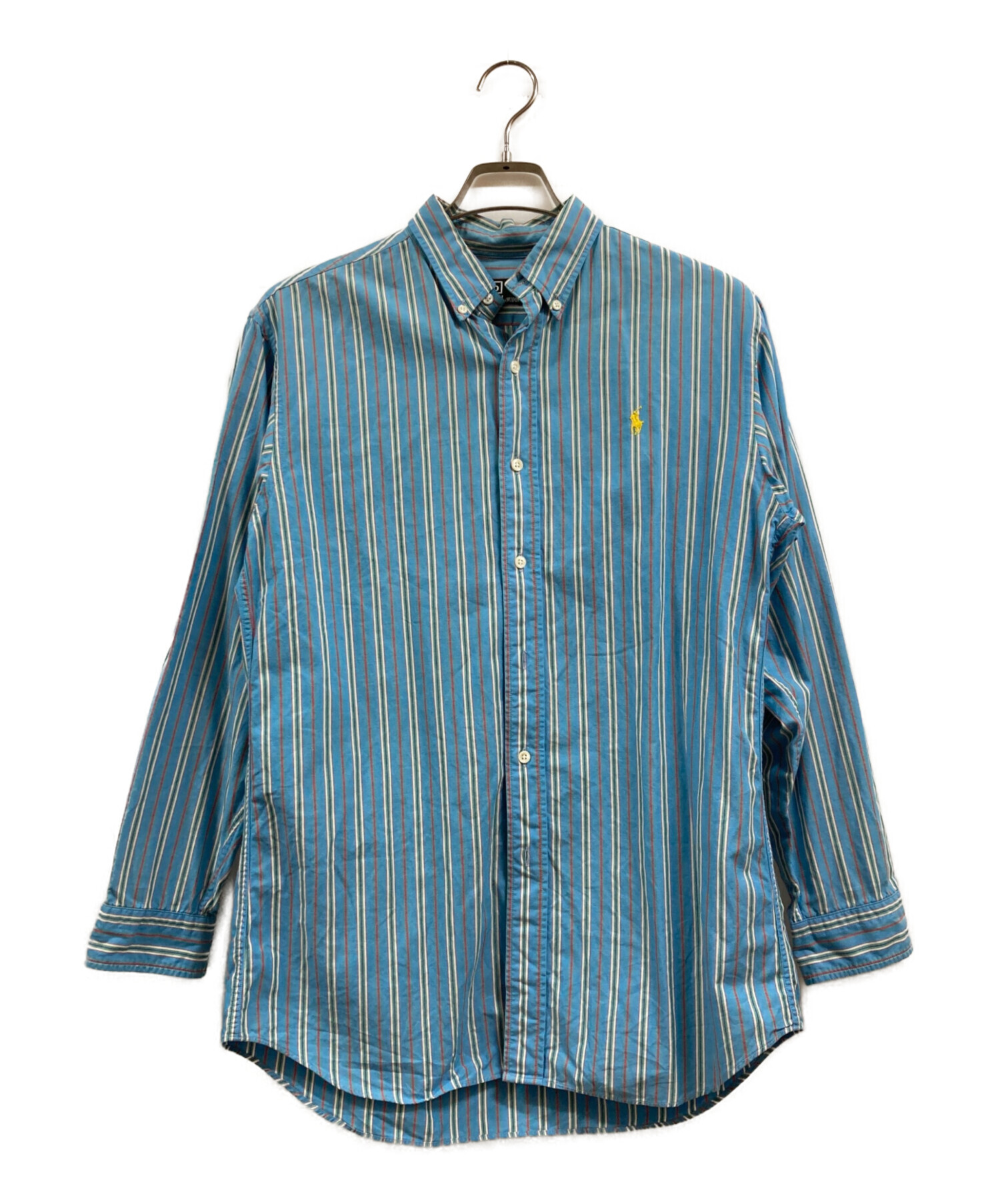 ポロラルフローレン タグ付 THE BIG THIRT 青 M BDシャツ 中古・古着通販】POLO RALPH LAUREN (ポロ・ラルフローレン