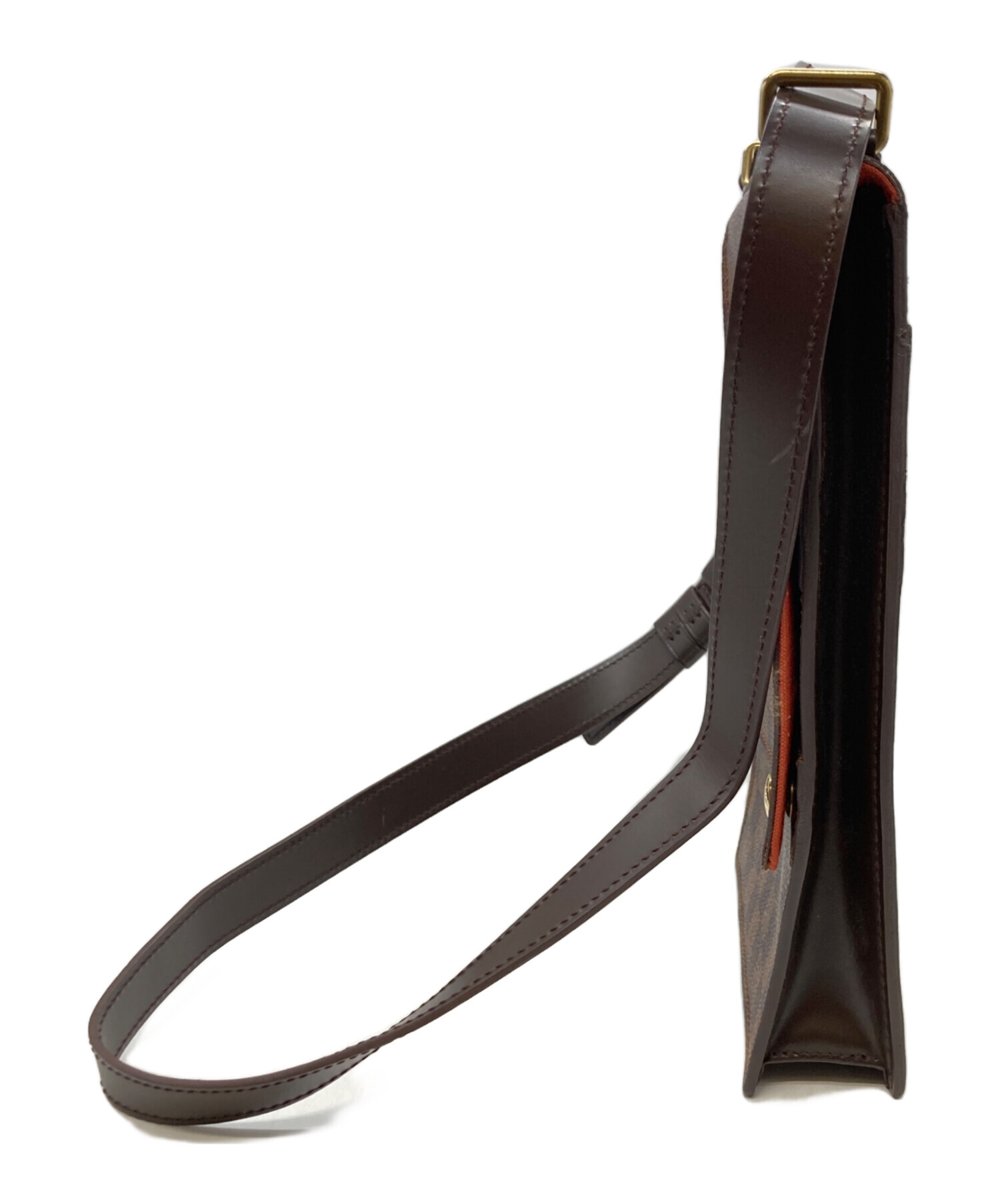 Louis Vuitton ショルダーバッグ ダークブラウン 中古・古着通販】LOUIS VUITTON (ルイ ヴィトン) ショルダーバッグ
