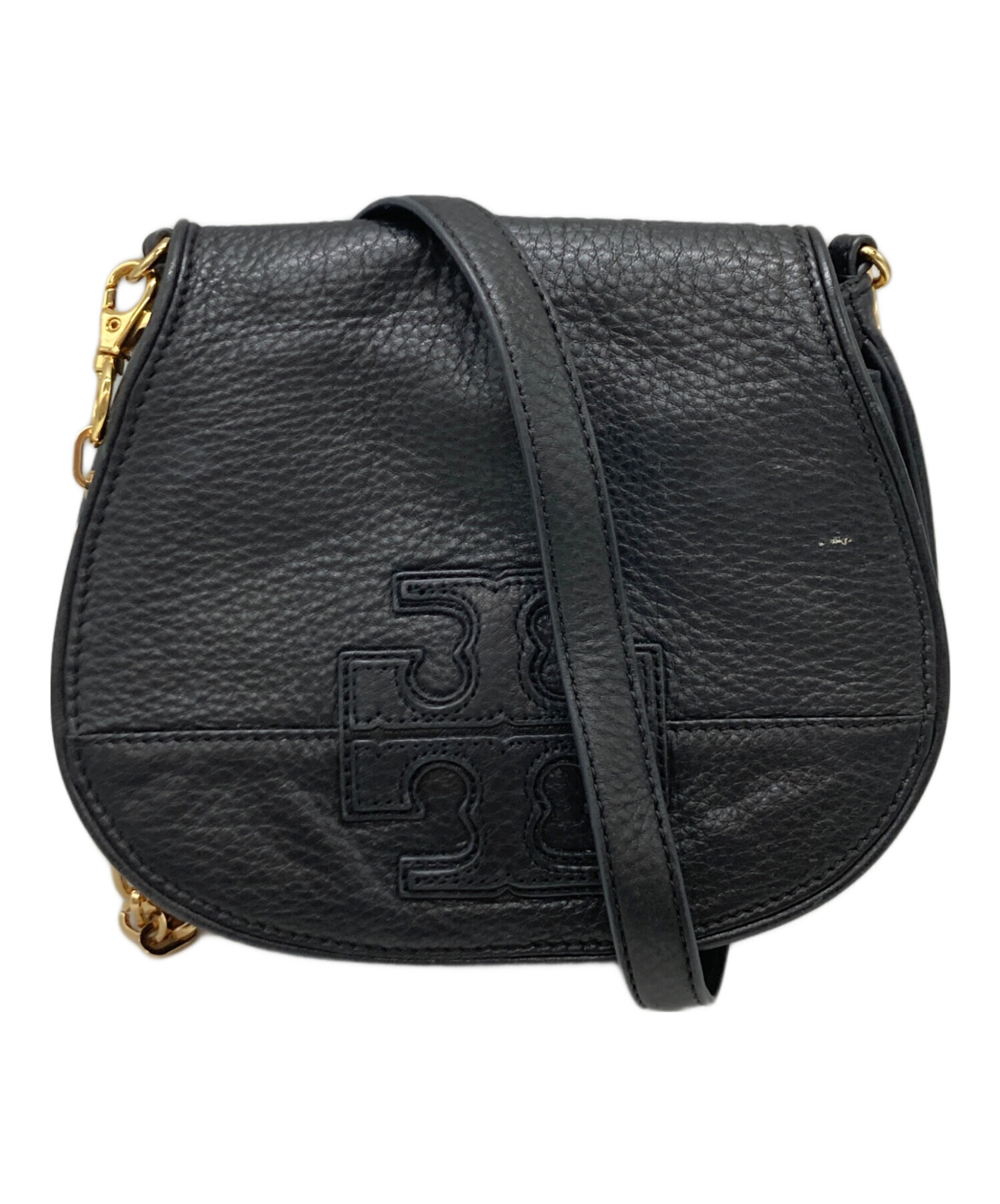 TORY BURCHトリーバーチ チェーン ショルダーバッグ ブラック 2way 中古・古着通販】TORY BURCH (トリーバーチ) チェーンショルダーバッグ