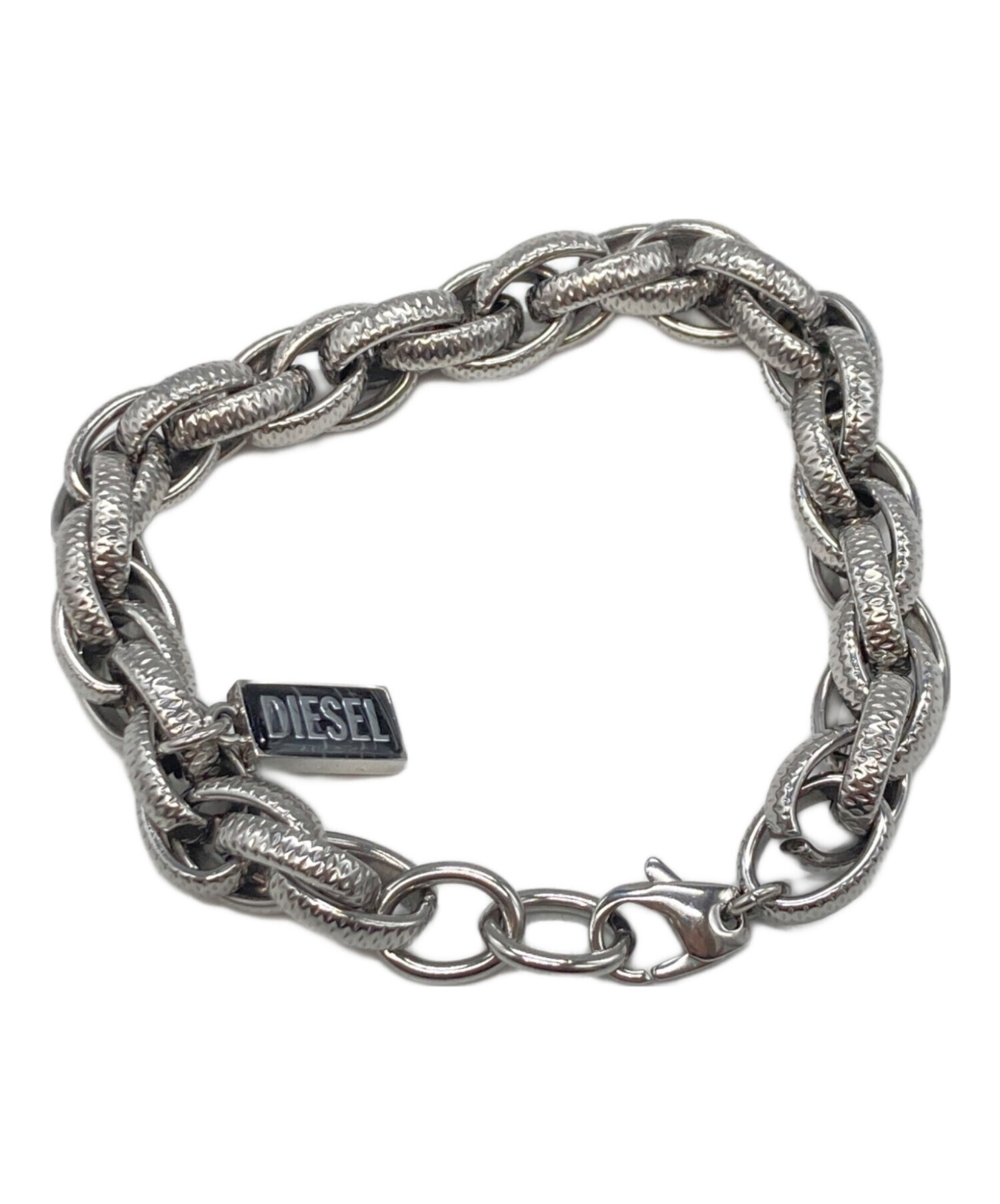 ビンテージシルバーブレス4連チェ-ン(デットストック) 中古・古着通販】DIESEL (ディーゼル) チェーンブレスレット シルバー