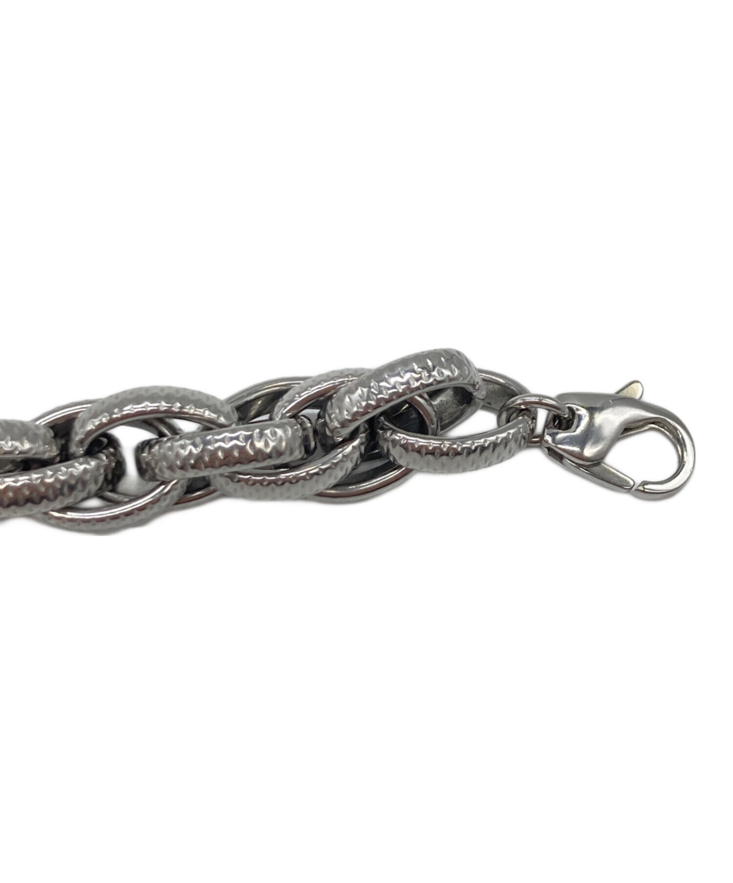 中古・古着通販】DIESEL (ディーゼル) チェーンブレスレット シルバー