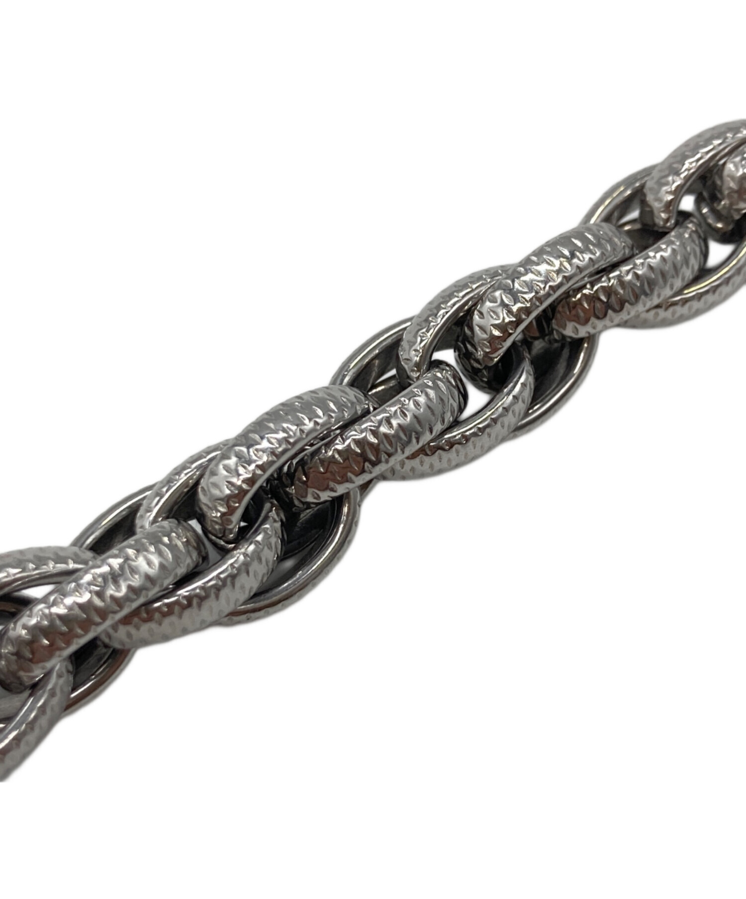 中古・古着通販】DIESEL (ディーゼル) チェーンブレスレット シルバー