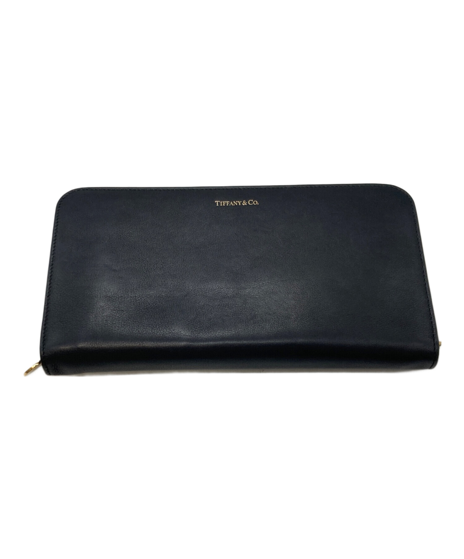 Tiffany 長財布 ブラック 中古・古着通販】TIFFANY & Co. (ティファニー) 長財布 ブラック