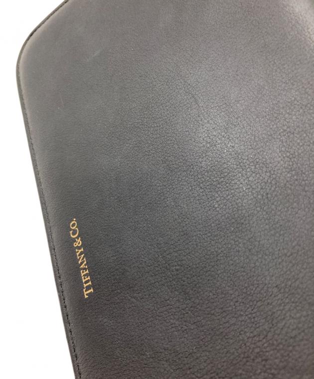【廃盤&amp;新品同様】ティファニー＊財布 Tiffany & Co ティファニー ラウンドジップ 折りたたみ財布 (Tiffany