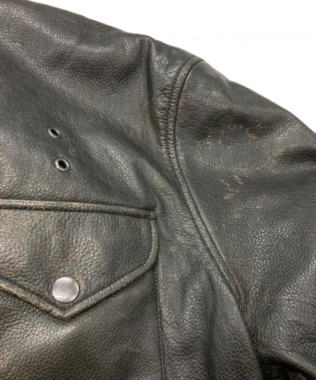 中古・古着通販】GAP (ギャップ) レザーカーコート OLD GAP ブラウン