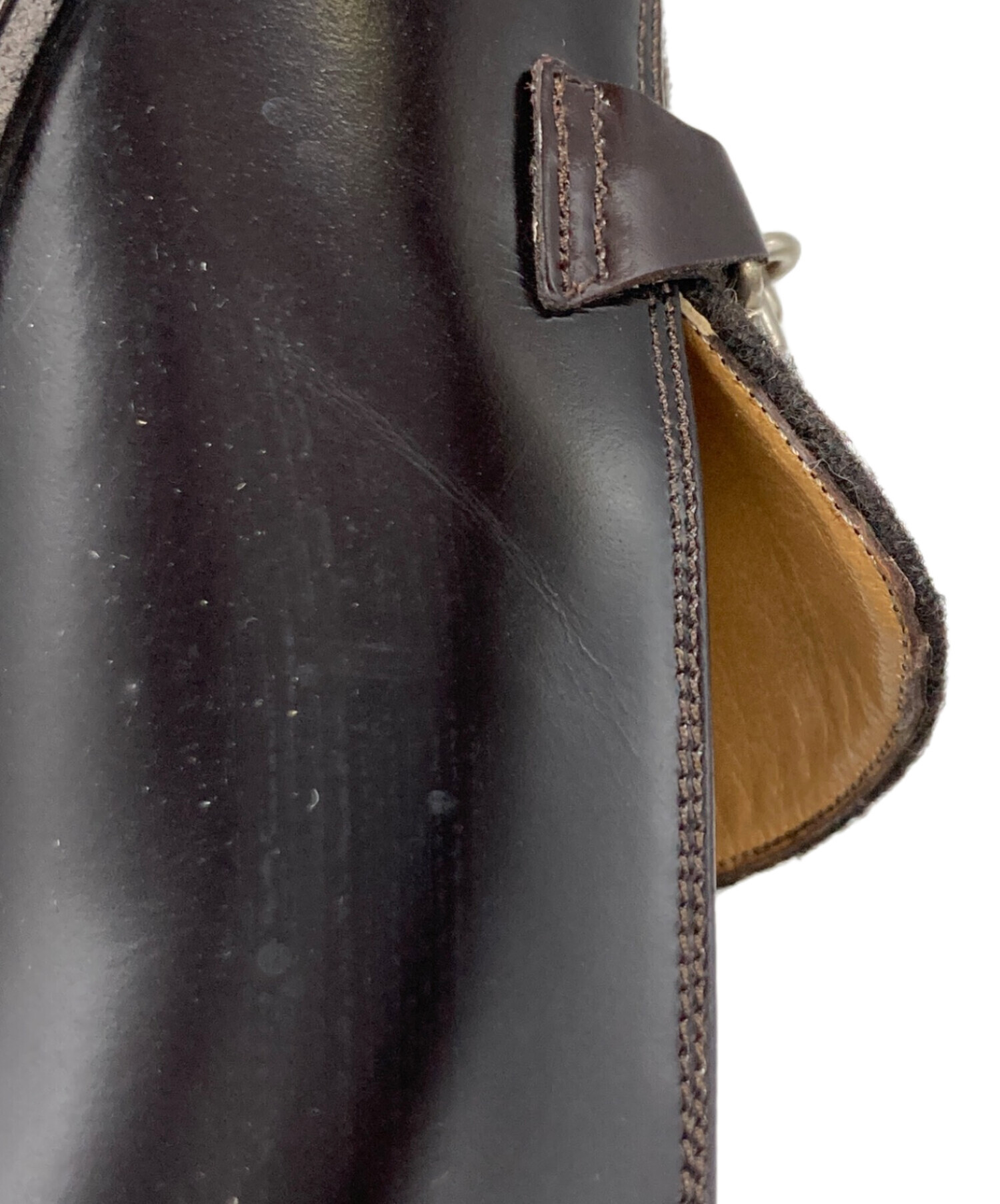 中古・古着通販】CELINE (セリーヌ) ロゴプレートスウェードパンプス