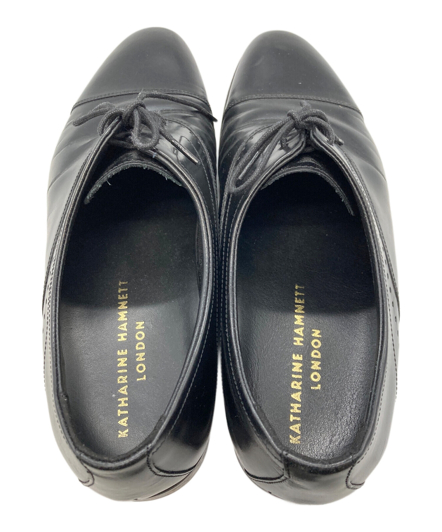 中古・古着通販】KATHARINE HAMNETT (キャサリンハムネット) レザー 