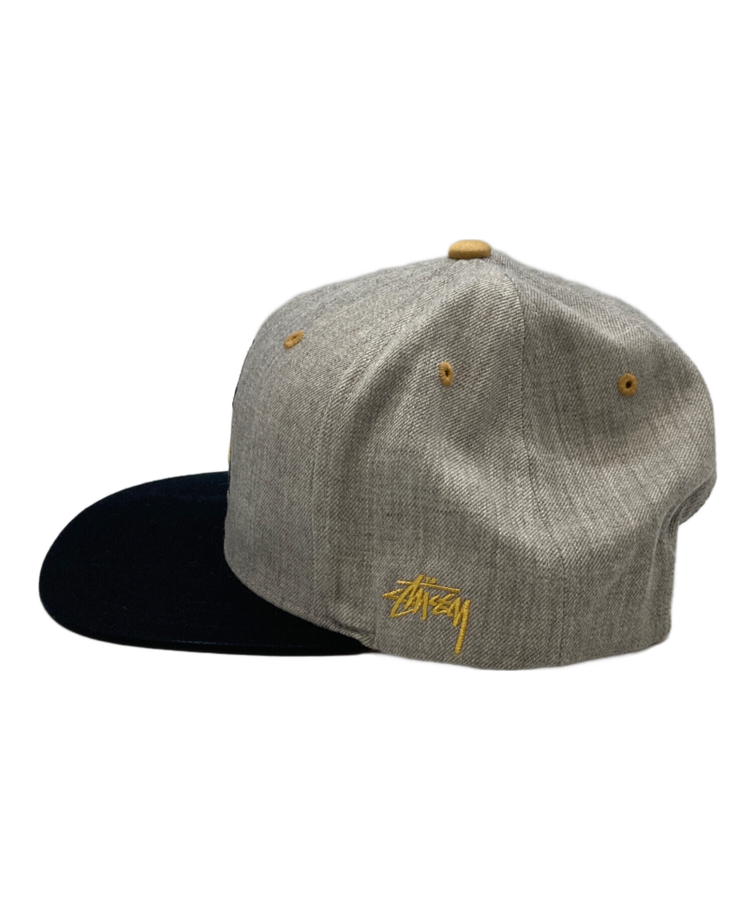 キャップ STUSSY ステューシー (ステューシー) グレー 中古・古着通販
