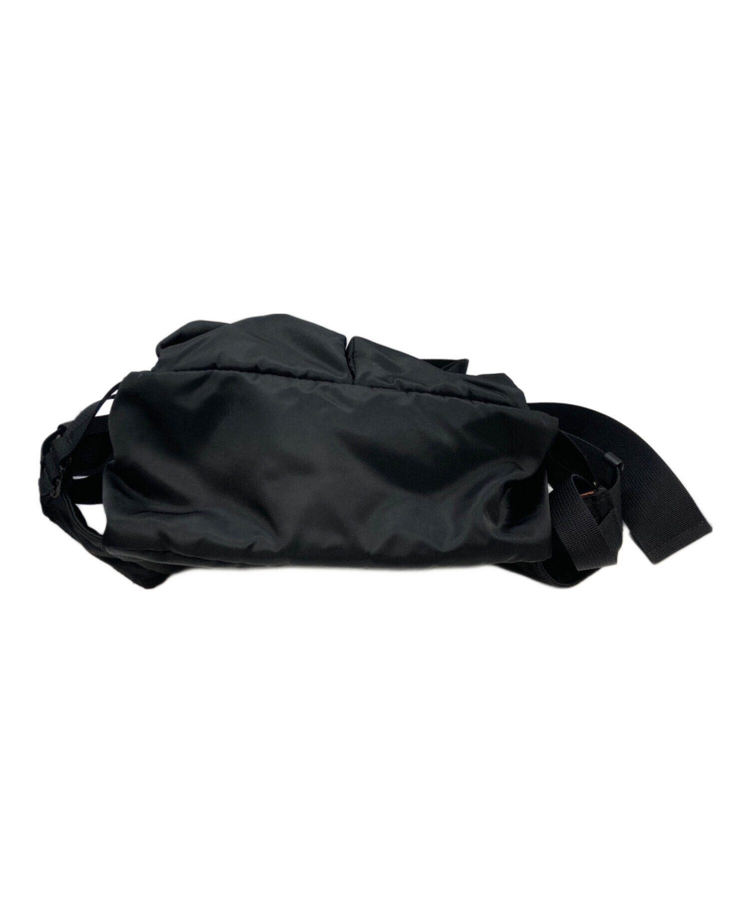PORTER stussy ボディバッグ ショルダーバッグ ブラック 中古・古着通販】PORTER (ポーター) stussy (ステューシー) ボディー