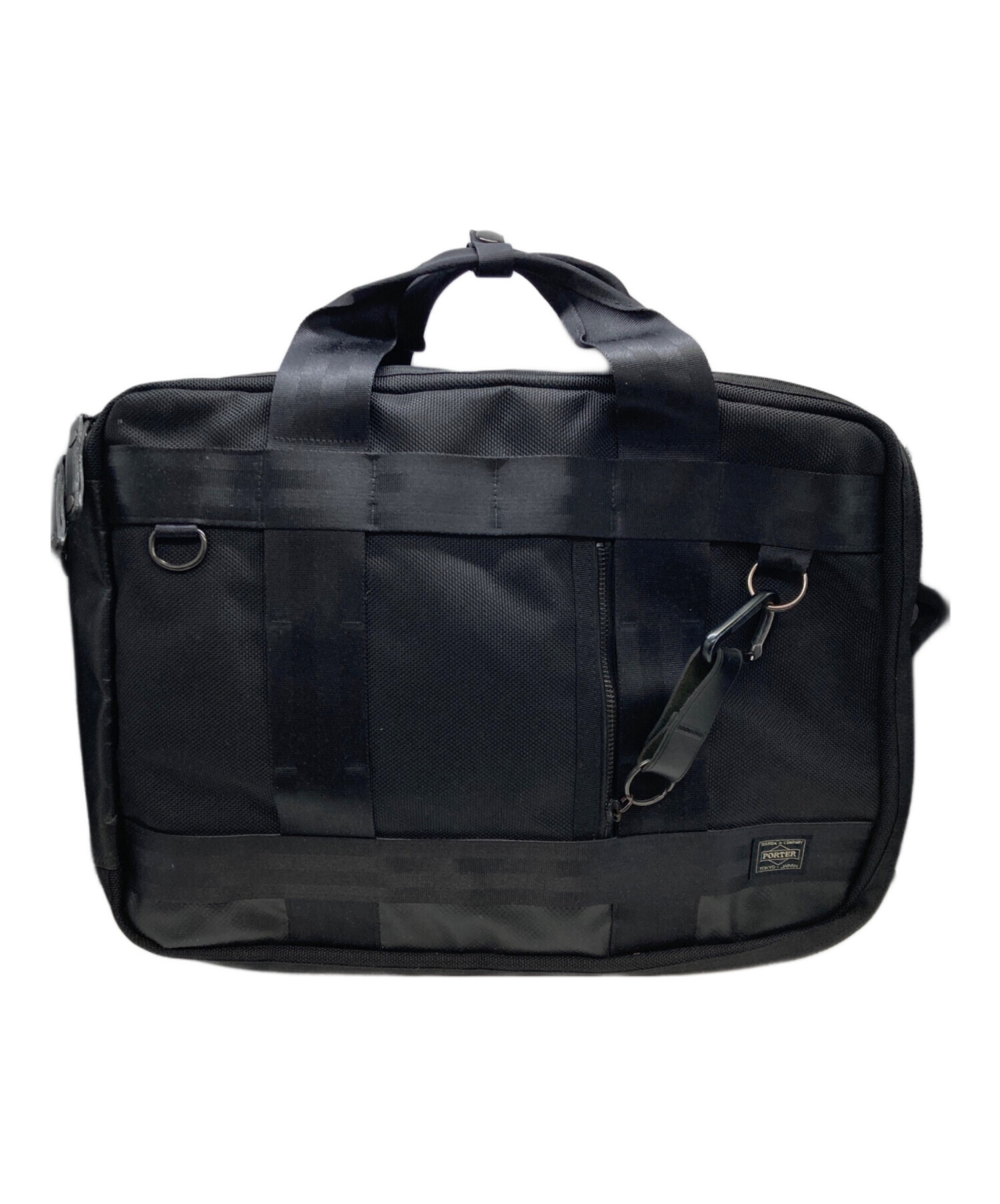 中古・古着通販】PORTER (ポーター) 3WAYブリーフケース ブラック