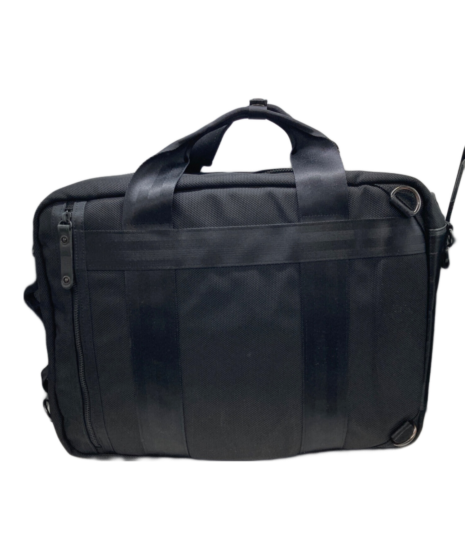 ポーター ヒート 3way ブリーフケース ブラック 1層 未使用級 中古・古着通販】PORTER (ポーター) 3WAYブリーフケース ブラック