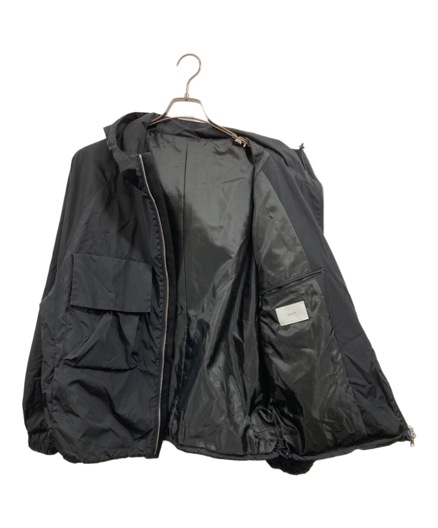 中古・古着通販】stein (シュタイン) NYLON TAFTA HOODED SHORT JACKET 