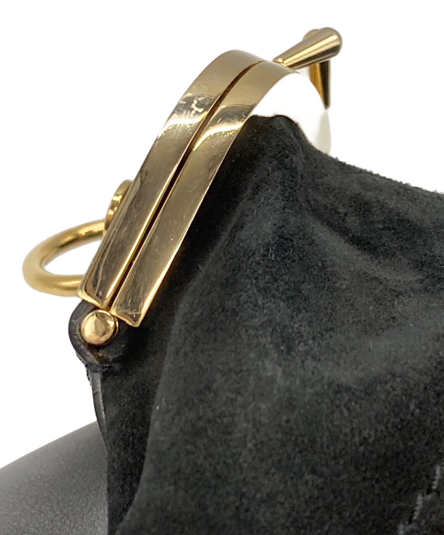 中古・古着通販】sacai (サカイ) スウェードショルダーバッグ ブラック
