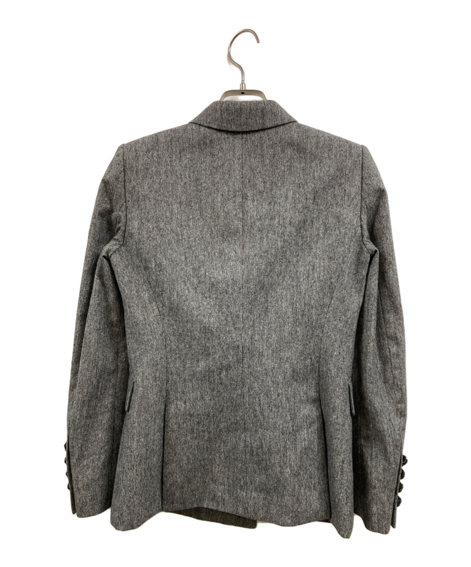 中古・古着通販】GUCCI (グッチ) ウールダブルジャケット グレー