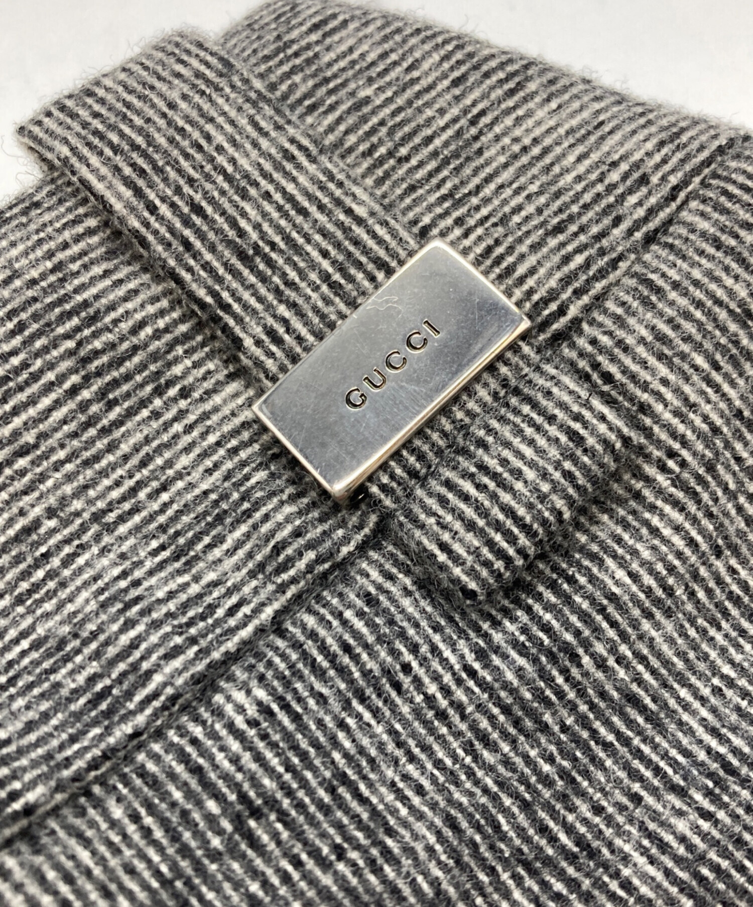 GUCCI グッチ スカート 36 中古・古着通販】GUCCI (グッチ) タイトスカート グレー サイズ:36