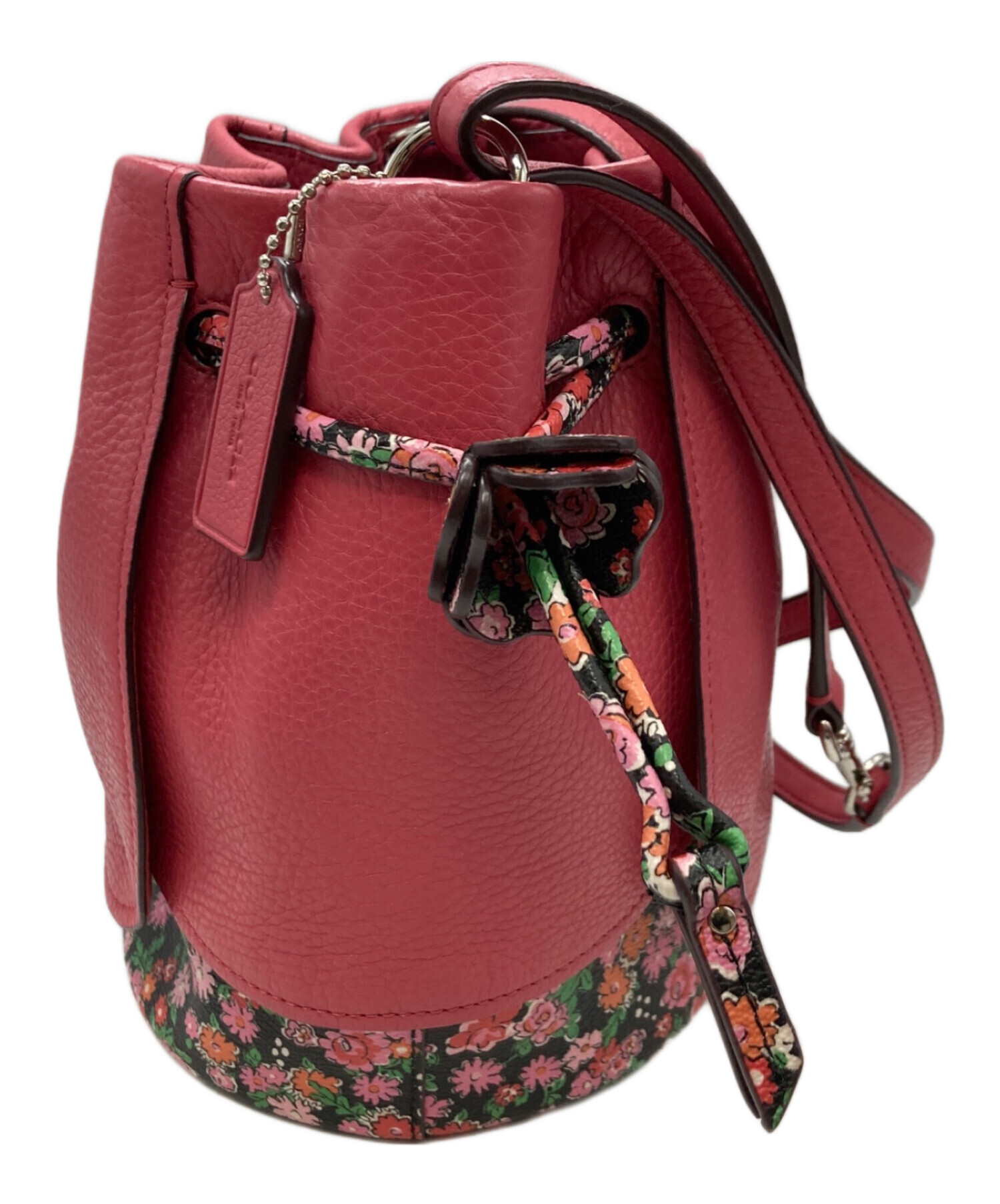中古・古着通販】COACH (コーチ) フローラルミックスショルダーバッグ