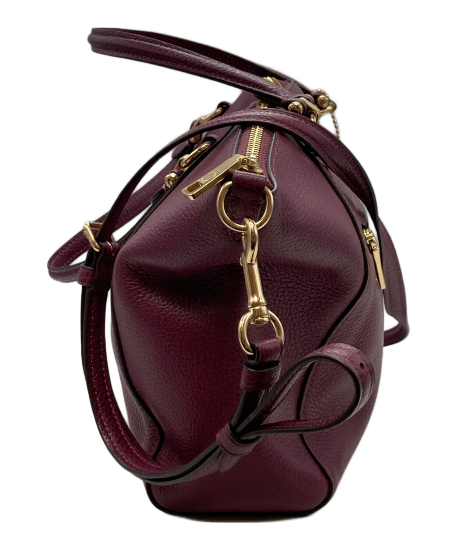 中古・古着通販】COACH (コーチ) 2WAYバッグ パープル｜ブランド・古着