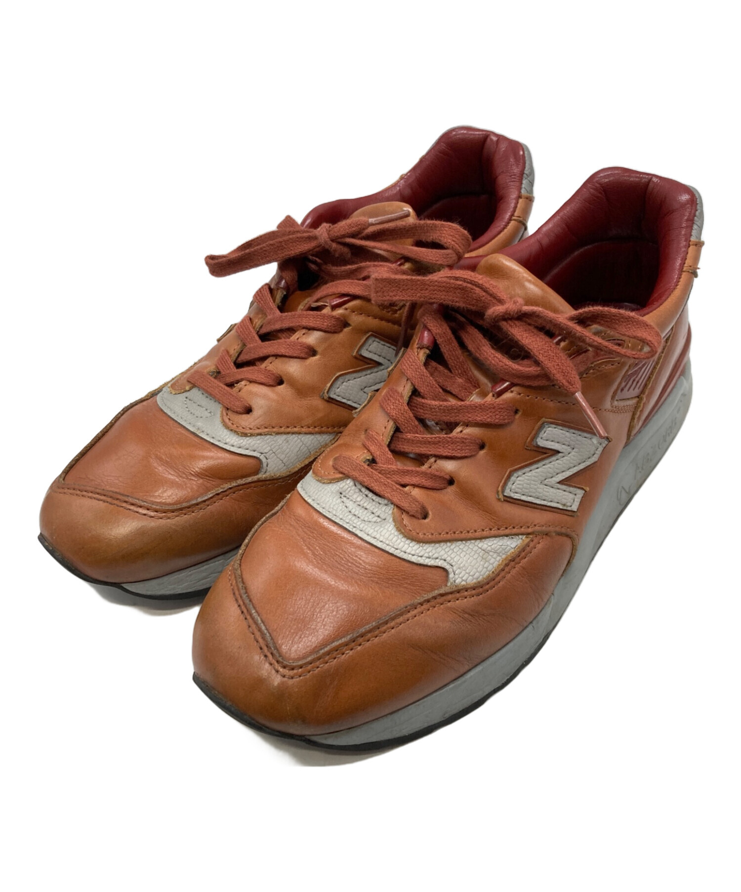 New Balance ニューバランス スニーカー 27cm 茶 【古着】【中古】【送料無料】 中古・古着通販】NEW BALANCE (ニューバランス) ローカットスニーカー