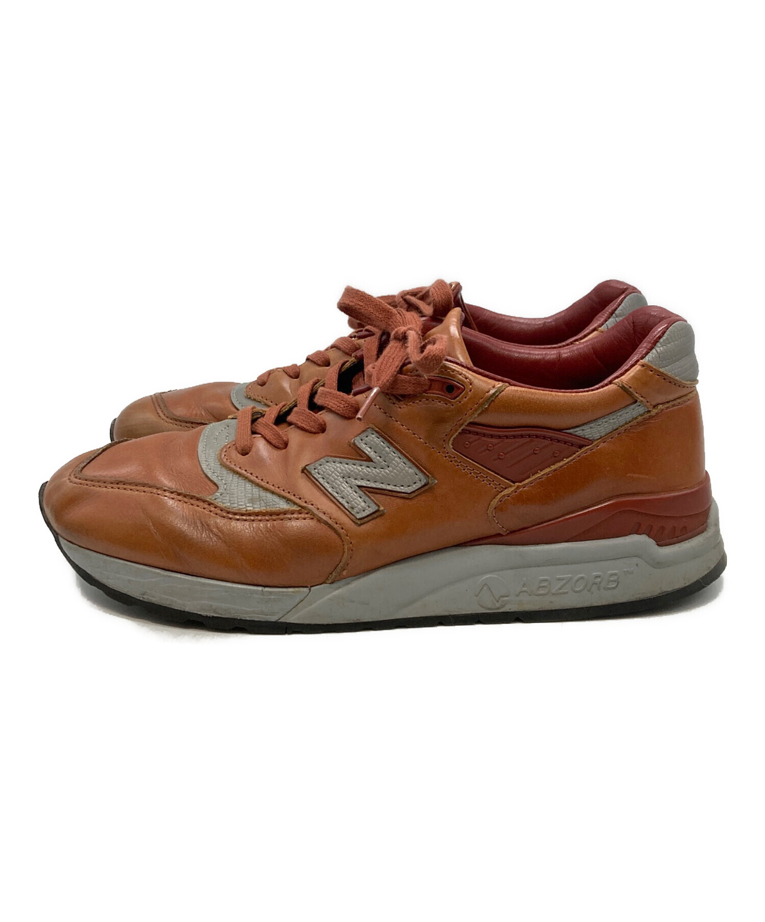 New Balance ニューバランス スニーカー 27cm 茶 【古着】【中古】【送料無料】 中古・古着通販】NEW BALANCE (ニューバランス) ローカットスニーカー