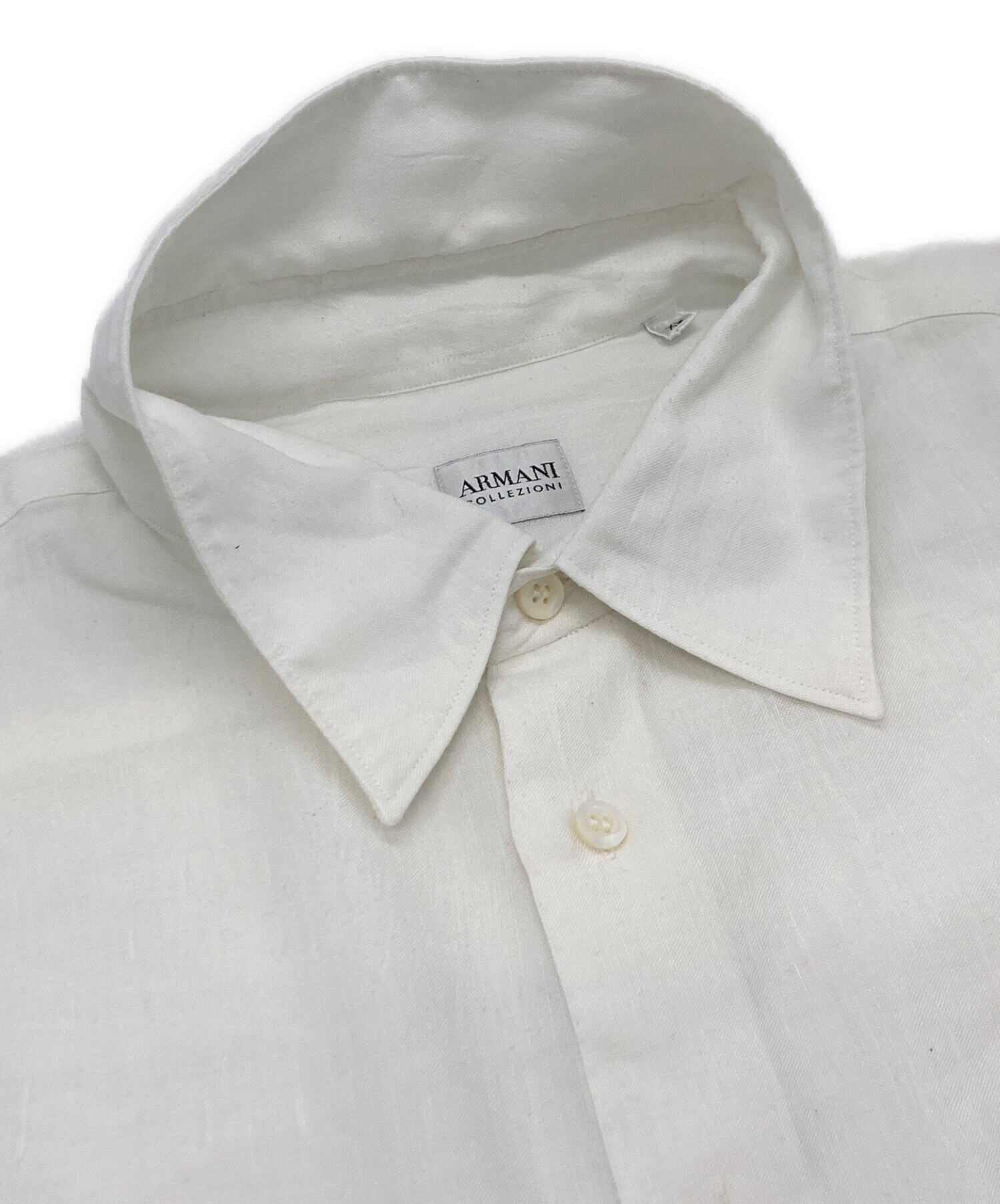 archive GIORGIIO ARMANI カシミア混 コットン 半袖 50 中古・古着通販】ARMANI COLLEZIONI (アルマーニ コレツィオーニ) 半袖