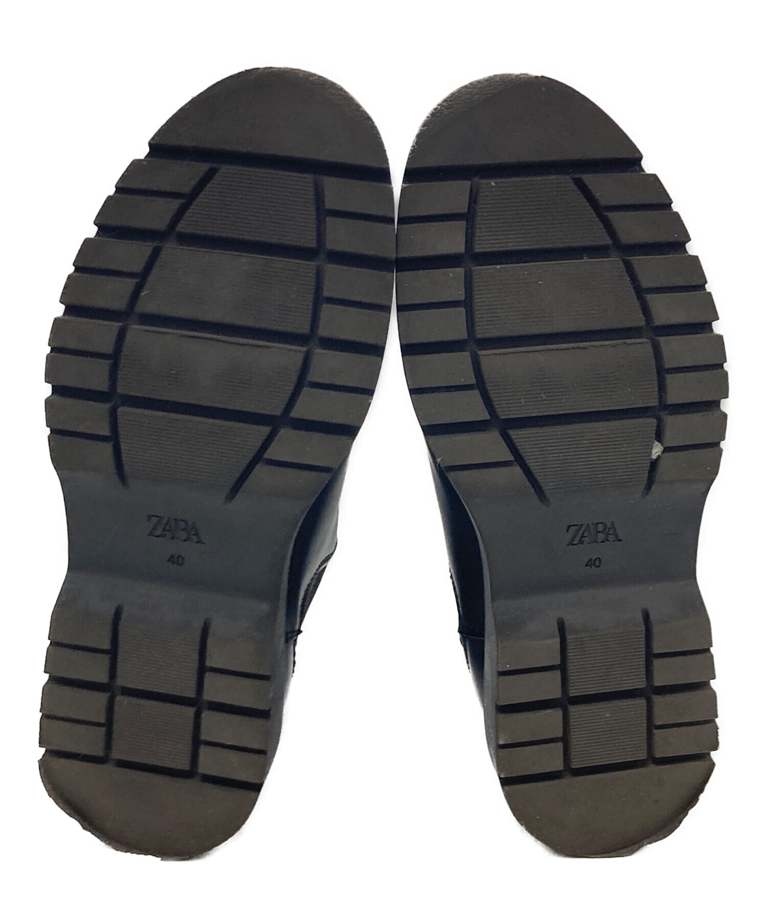 中古・古着通販】ZARA (ザラ) ブーツ ブラック サイズ:40｜ブランド