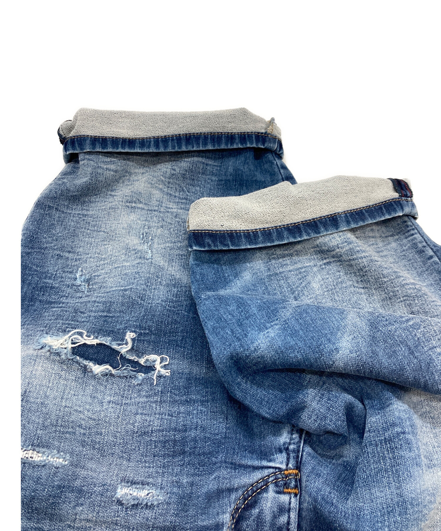 中古・古着通販】DIESEL (ディーゼル) KROOSHORT インディゴ サイズ:30