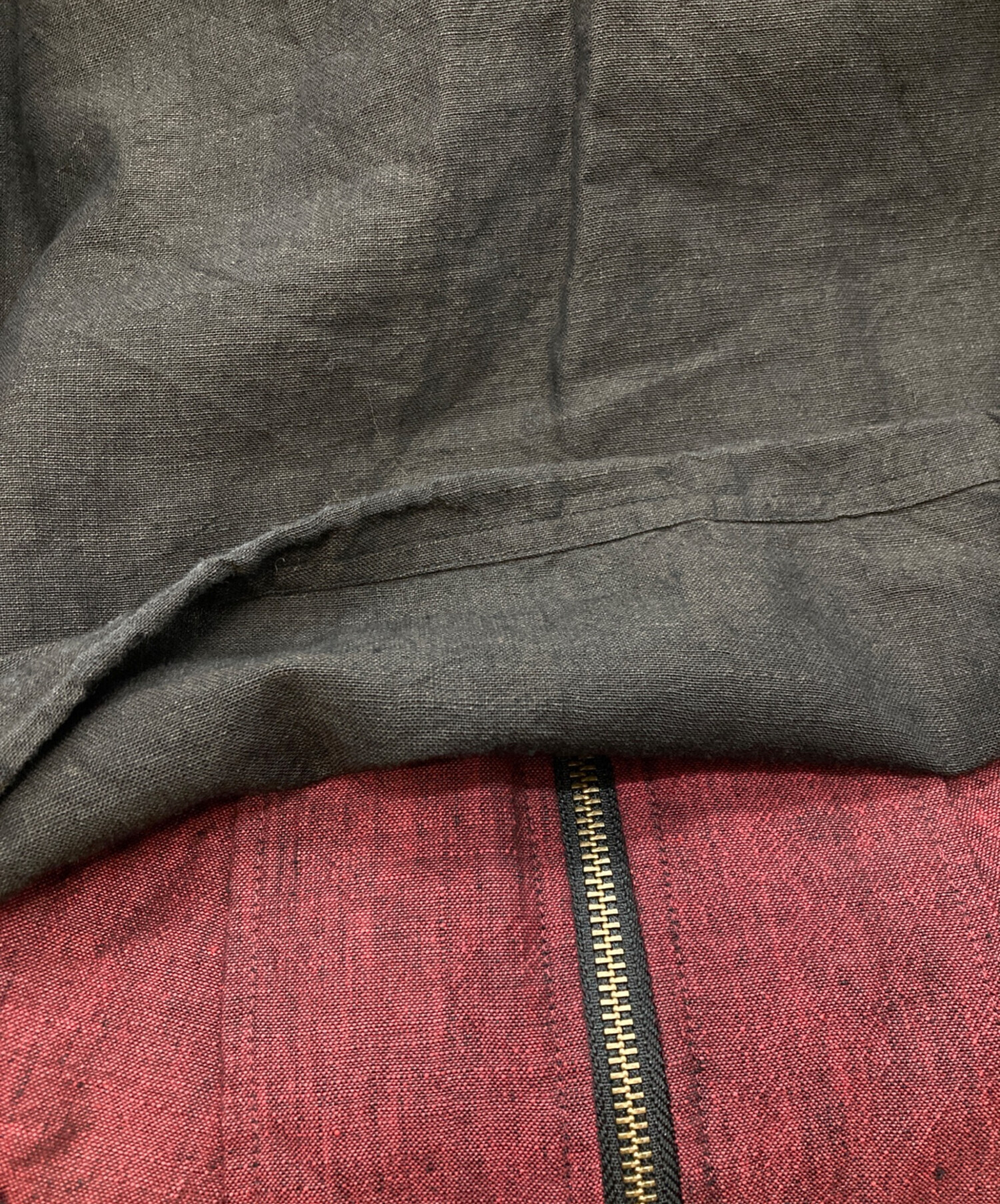 中古・古着通販】YANTOR (ヤントル) Linenwool Track Jacket レッド